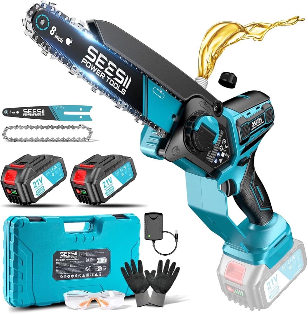 SEESII Mini-Kettensäge M8 Ace 6&8 Zoll
