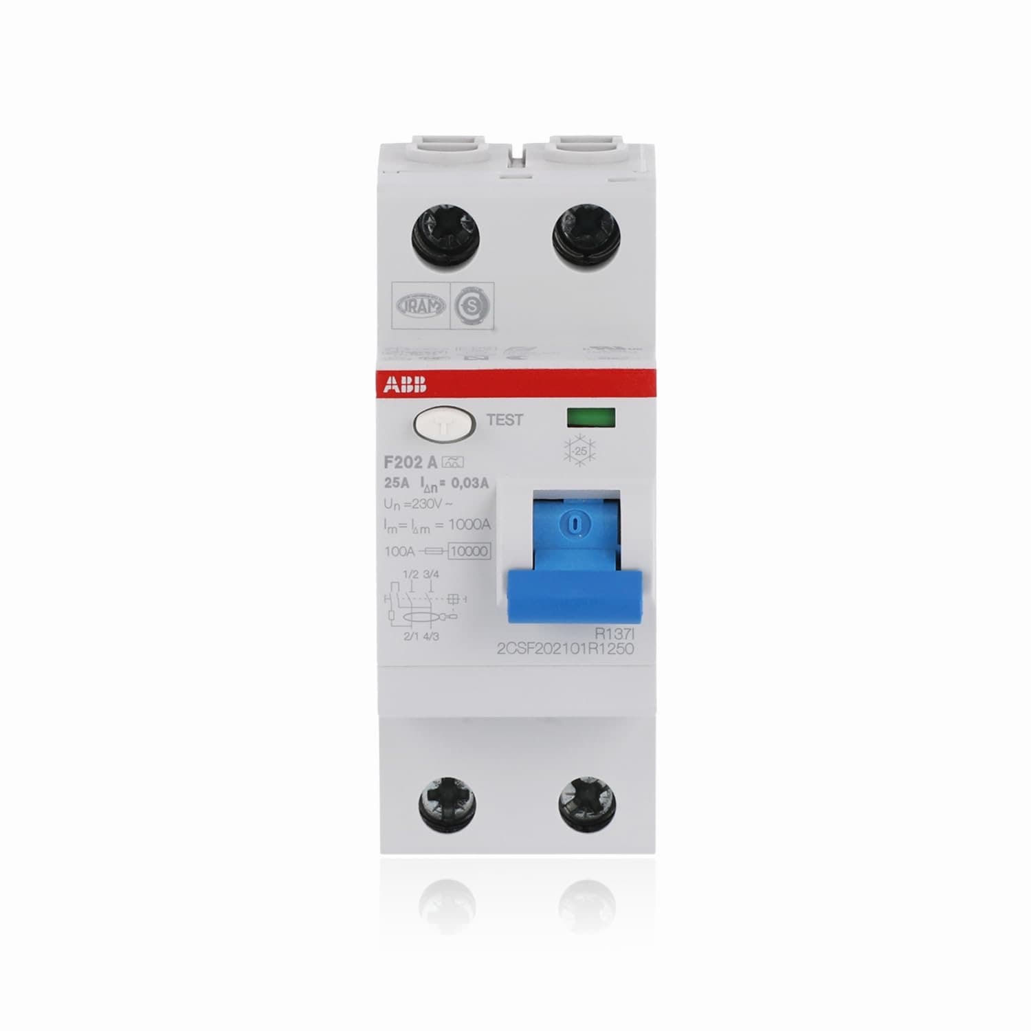 ABB F202 2-polig 25 A 30 mA