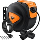 MASKO Automatik 20 m, 3-Fach, Schwarz/Orange