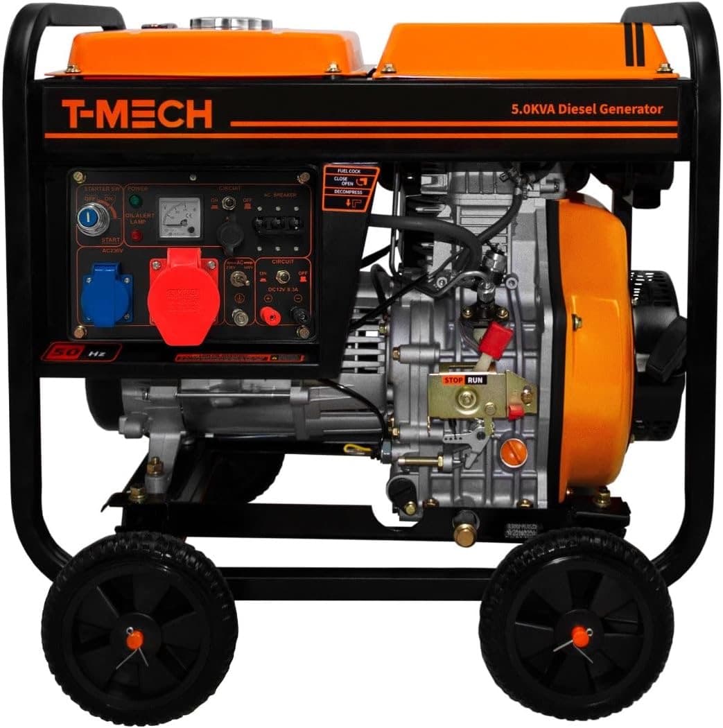 T-Mech Diesel 5 kVA Open Frame