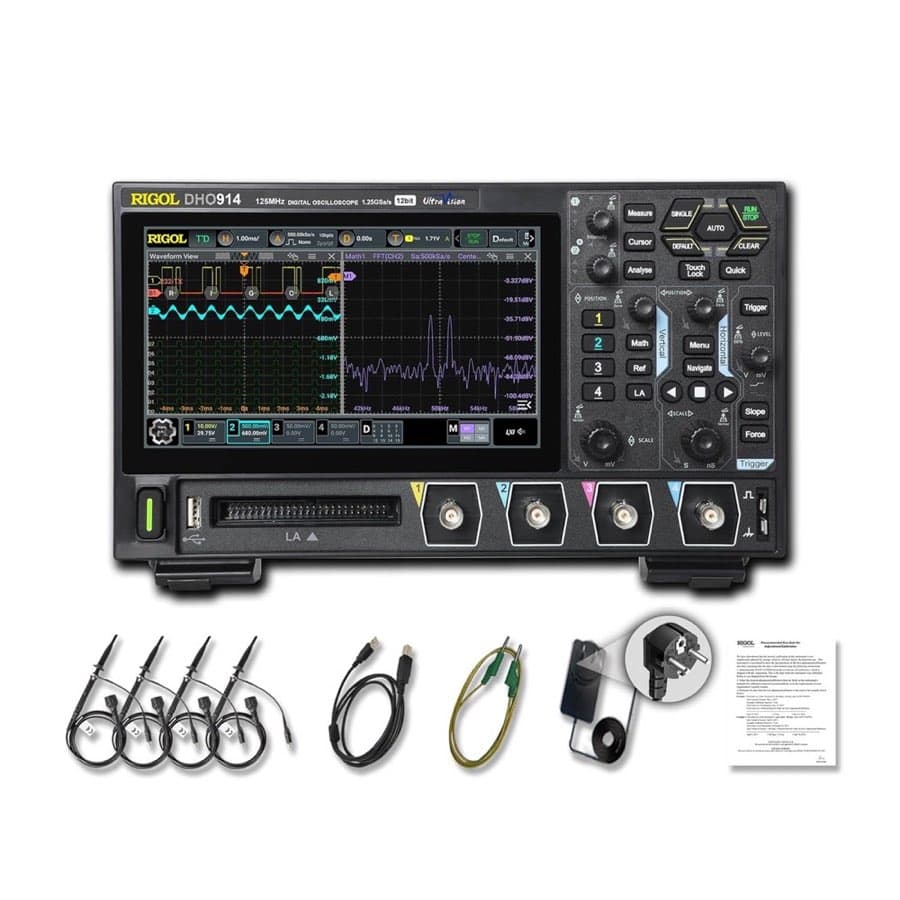 Rigol DHO914 125 MHz, 12 Bit