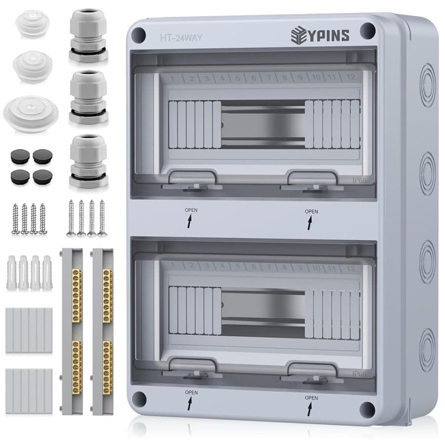 EYPINS 24-Modul Aufputzverteiler IP65