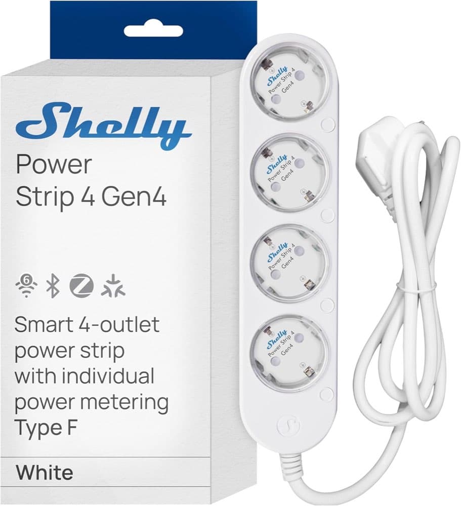 Shelly Power Strip 4 Gen4 Weiß