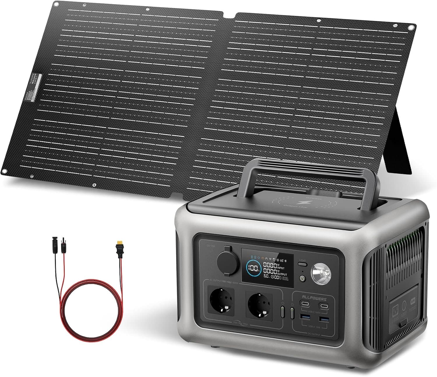 ALLPOWERS R600 + 100W Panel