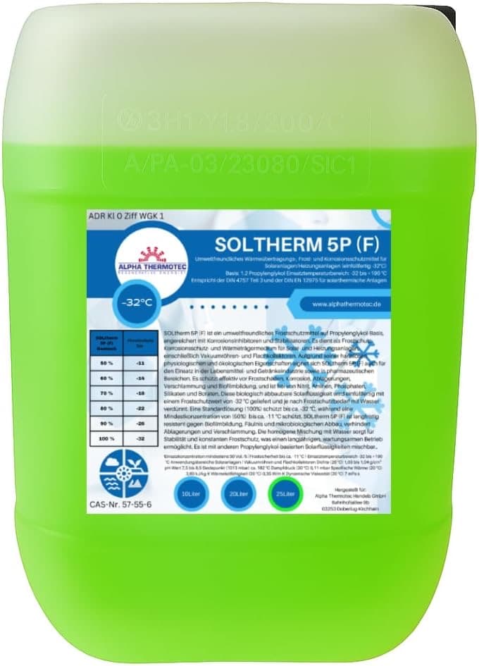 Alpha Thermotec Solarflüssigkeit 25 l grün