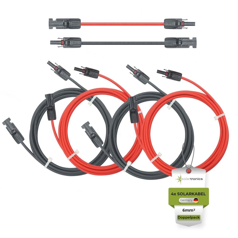 SOLARTRONICS Doppelpack 4×10 m 6 mm² MC4