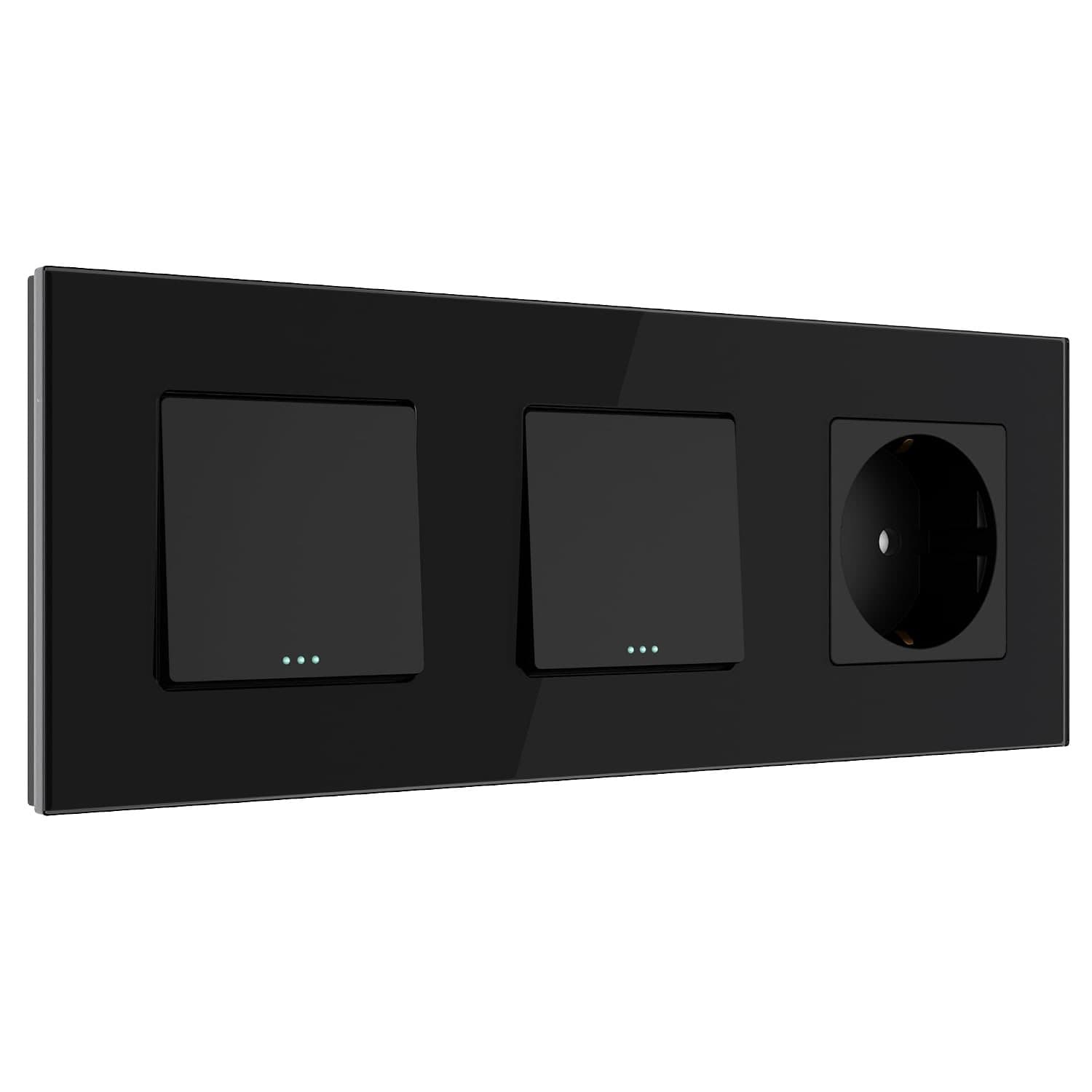 PULSAR 3-fach Glas schwarz