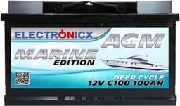 Electronicx Electronicx AGM 12V 100Ah Marine/Solar
