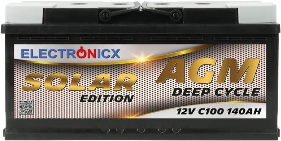 Electronicx AGM Solar 12V 140Ah C100