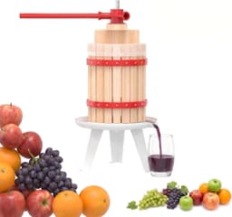 YRHome Obstpresse 6 L Holz
