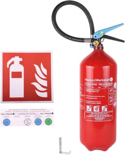 HausundWerkstatt24 Tina ABF Schaumfeuerlöscher 6 l Aluminium
