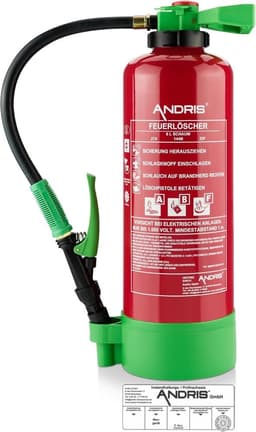 Andris ANDRIS Aufladefeuerlöscher fluorfrei 6 l ABF