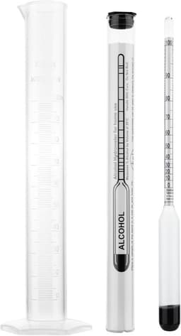 Thermometer World Thermometer World Alkoholmessgerät 0–100 Vol%