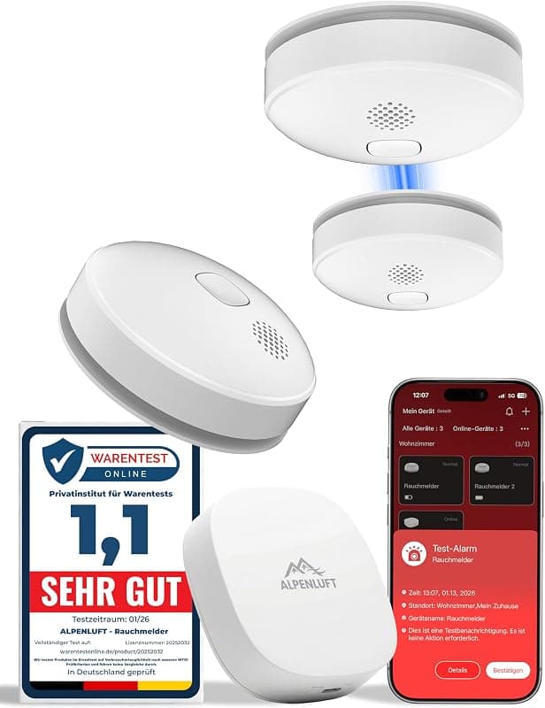 ALPENLUFT Smart App 3er + Hub