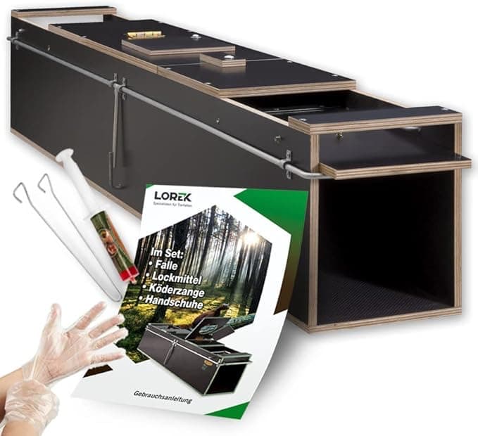 123jagd Holzfalle 120 cm mit Lockstoff