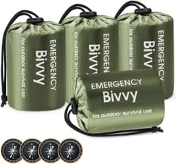 Esky Esky Notfall-Biwaksack 4er-Pack (Grün)