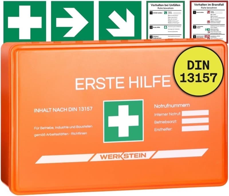 WERKSTEIN Erste-Hilfe-Kasten DIN 13157