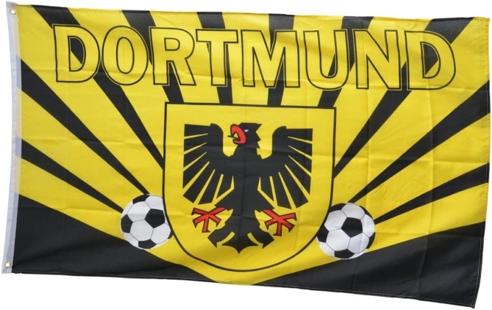 Flaggenfritze Dortmund Strahlen 90×150 cm