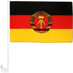 Flaggenfritze Flaggenfritze DDR-Autofahne 30×43 cm