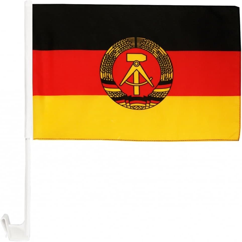 Flaggenfritze DDR-Autofahne 30×43 cm