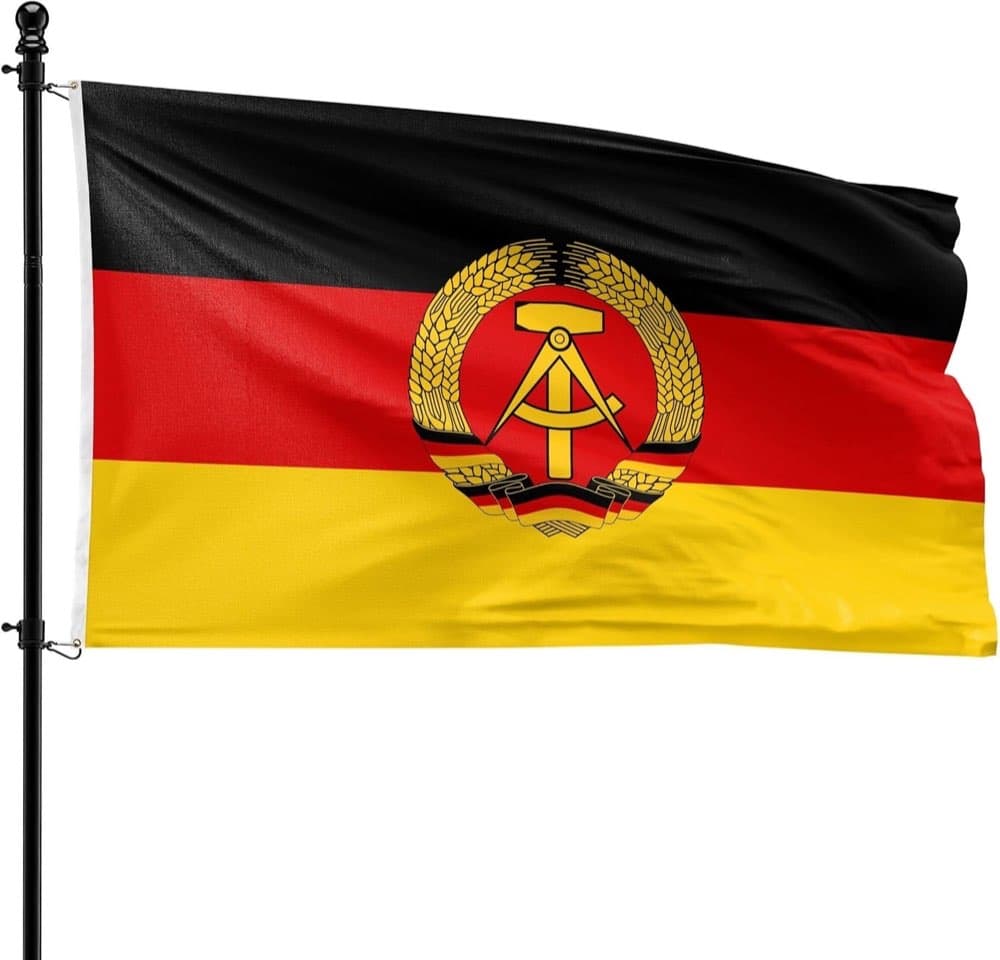 VlagDirect DDR-Flagge 90×150 cm