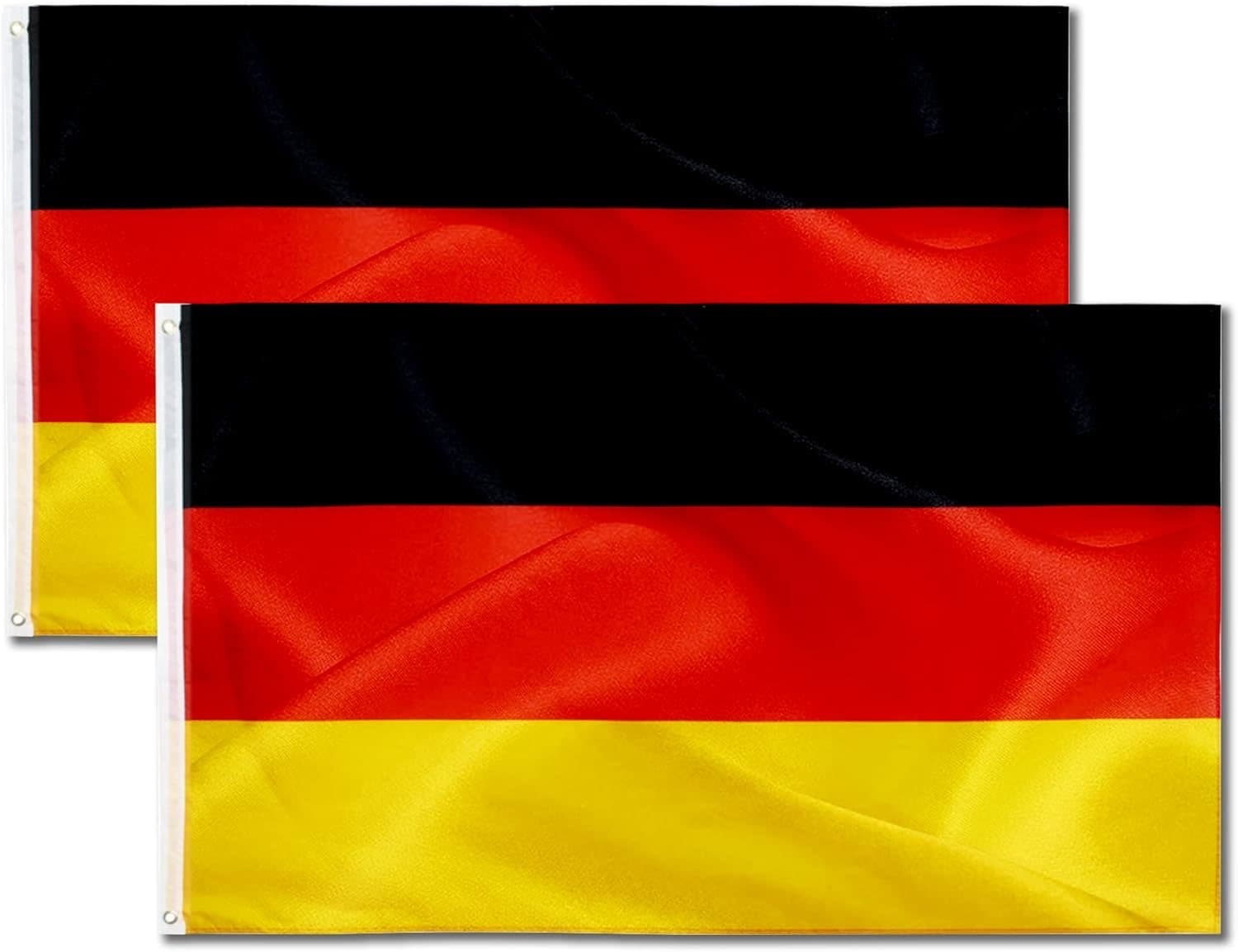 Dreamark 2 Stück Deutschland Fahne 90×150 cm