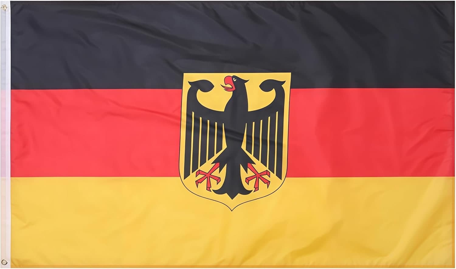 Kezidhp Deutschland Flagge mit Adler 90×150 cm