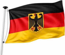 VISTORO VISTORO Deutschland Flagge mit Adler 90×150 cm
