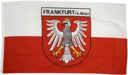 Flaggenfritze Flaggenfritze Stadtflagge Frankfurt 90×150 cm