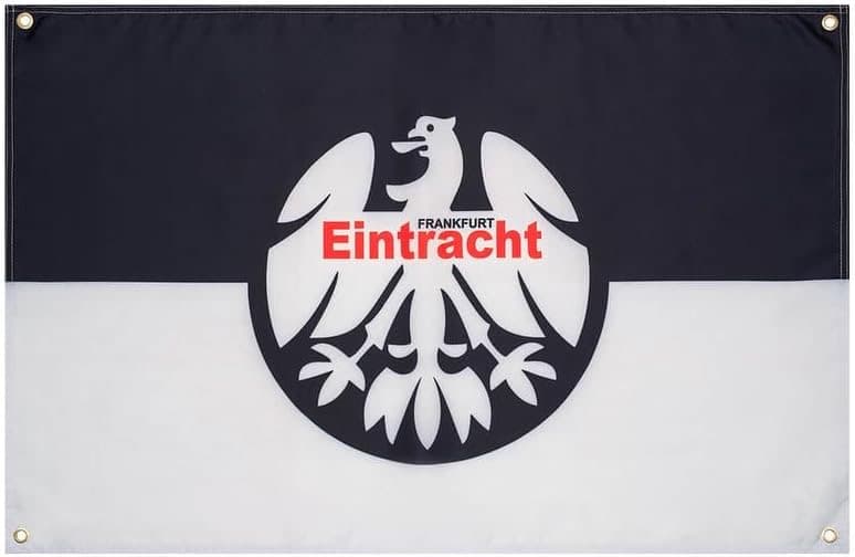 Eintracht Frankfurt Fahne 80er-Logo 90×60 cm