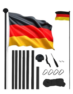 MUWO MUWO Glory Teleskopmast 2,1–6,1 m (Schwarz)