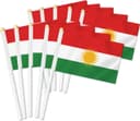 Petite Pine 25× Kurdistan-Handflagge