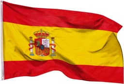 Aricona Aricona Spanien-Flagge 90×150 cm mit Wappen