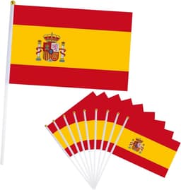 yayafunfun yayafunfun Mini-Spanienflaggen 10er-Set 21×14 cm