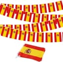 YESAH Spanien-Wimpelkette 10 m / 30 Flaggen