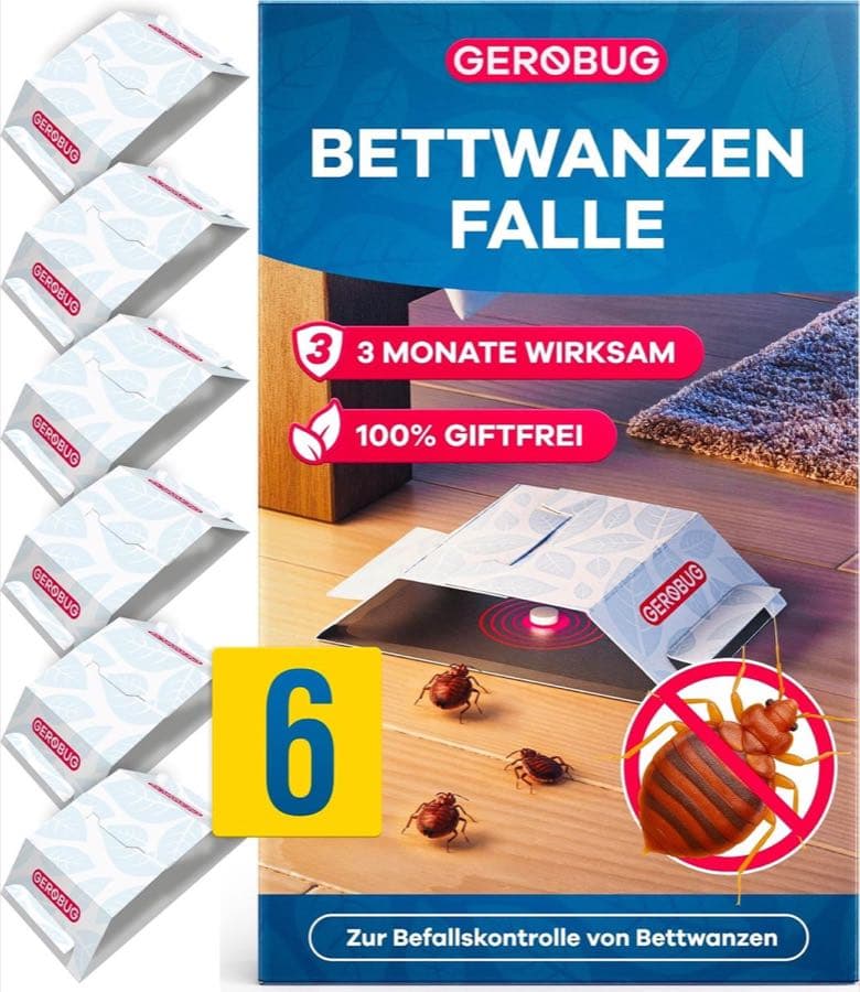 Gerobug Bettwanzenfalle 6 Stück