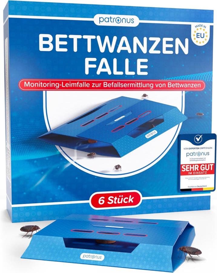 Patronus Bettwanzen-Falle 6 Stück
