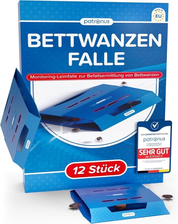 Patronus Bettwanzen-Falle 12 Stück