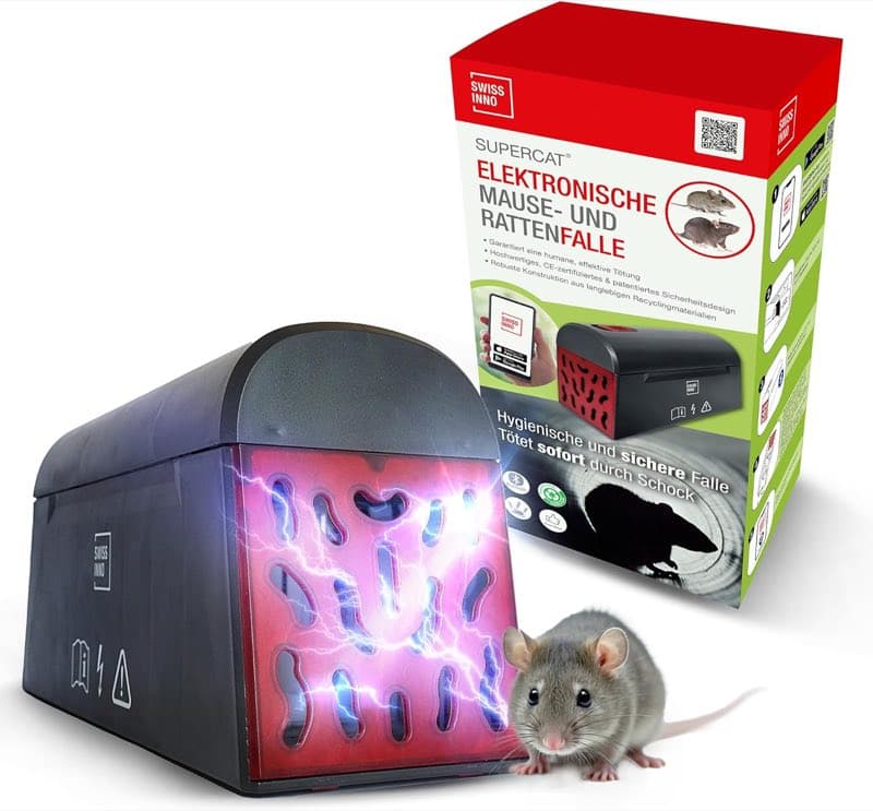 SWISSINNO SuperCat Elektronische Rattenfalle