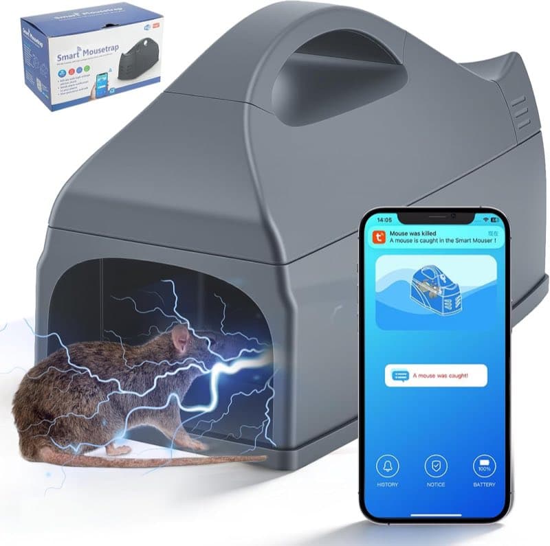 VeftBltrem Smart-Rattenfalle 6000 V WLAN