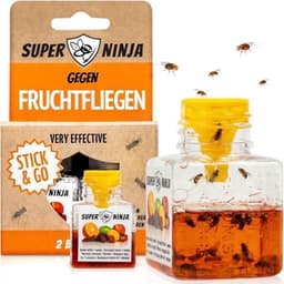 Super Ninja Super Ninja Fruchtfliegenfalle 2er-Pack