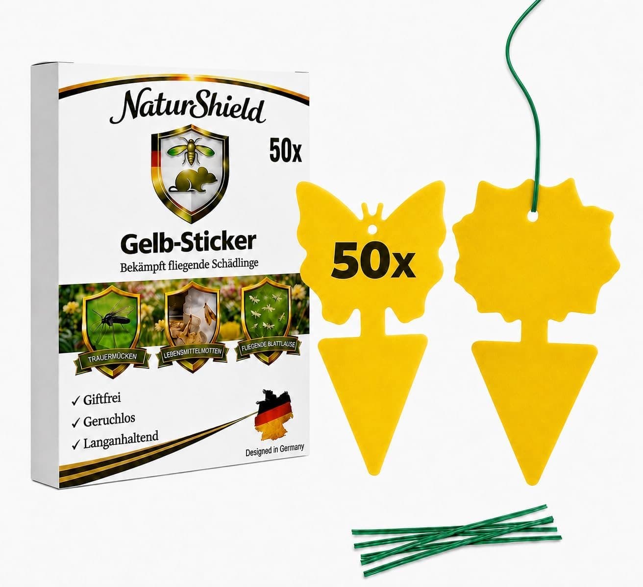 NaturShield Gelbsticker 50er