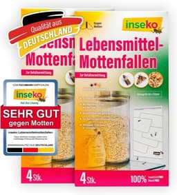 inseko inseko Lebensmittelmottenfalle 8 Stück