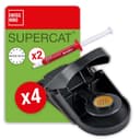 SWISSINNO SuperCat 4 Fallen + 2 Köderspritzen