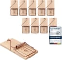 VonBueren 10x Holz-Mausefalle (Buche)