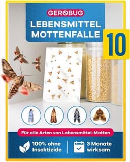 Gerobug GEROBUG Lebensmittelmotten-Falle (10 Stück)