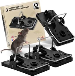 Köder-Discount 3 Kunststoff-Rattenschlagfallen