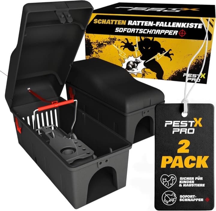 Pest-X Pro Shadow Fallenbox 2er