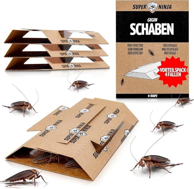Super Ninja Schabenfalle 4 Stück