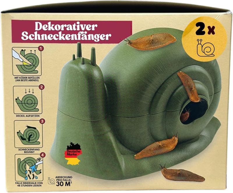 AROBA Schneckenfänger 2er Deko